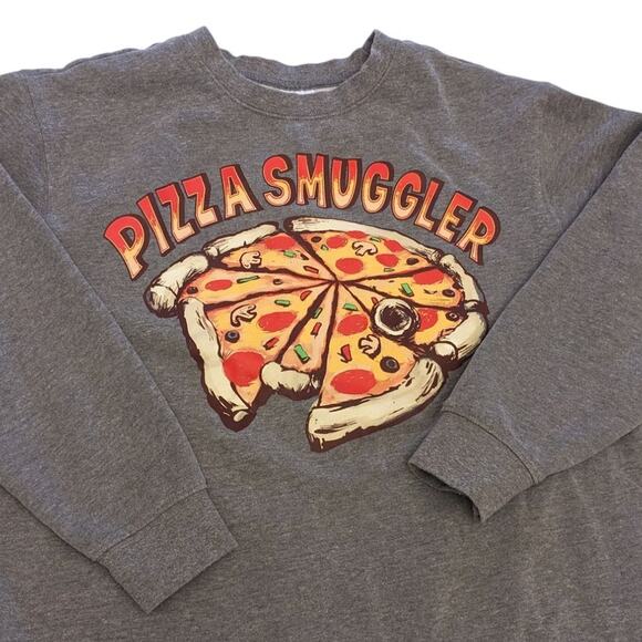 Star Wars Pizza Smuggler Sweatshirt Adult Large Geek Nerd Millennium Falcon - Picture 1 of 16